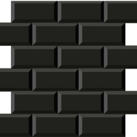 Мозаїка Dune 187843 Mosaico Minimetro Negro 29.1*29.6 чорна глянцева керамічна
