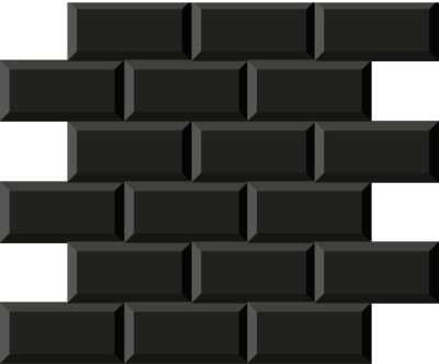 Мозаика Dune 187843 Mosaico Minimetro Negro 29.1*29.6 черная керамическая глянцевая