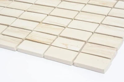 Мозаика из керамогранита Kotto Ceramica MI7 23460104C Beige 300 x 300 х 7 (прямоугольник 23 x 46)