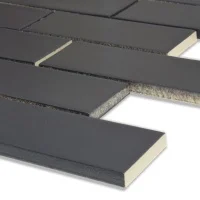 Мозаїка керамічна Kotto Ceramica BRICK B 6022 Grafit Black 300x300х9 (48х124) 0,075 м2