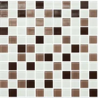 Мозаика керамическая Kotto Ceramica GM 4035 C3 coffe m/coffe w/white  300 х 300 х 4   ( 25 х 25 )