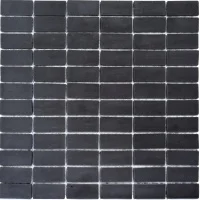 Мозаїка з керамограніту Kotto Ceramica MI7 23460106C Nero 300 x 300 х 7 (прямокутник 23 x 46)