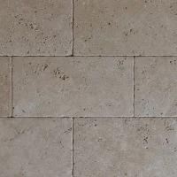 Плитка з травертину Light Tumbled 1,2х20,3х40,6 см, бежева із зістареною поверхнею Антик Export