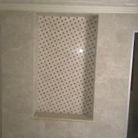 Мозаїка з мармуру Полірована МКР-6П (47x47-23x23) Victoria Beige - Rojo Alicante