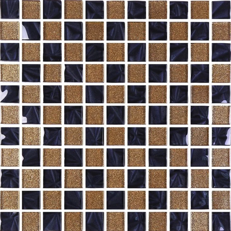 Мозаика керамическая Kotto Ceramica GM 8013 CC Brown Gold/Black pearl S4/  300 х 300 х 8   ( 25 х 25 )