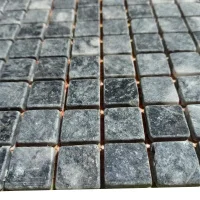 Мозаїка з мармуру Матова МКР-2СВ (23x23) Black