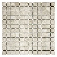 Мозаика из мрамора Матовая МКР-2СВ (23x23) Victoria Beige