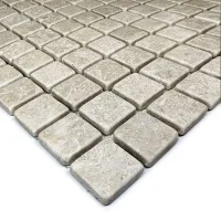 Мозаика из мрамора Матовая МКР-2СВ (23x23) Victoria Beige