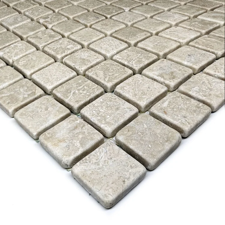 Мозаика из мрамора Матовая МКР-2СВ (23x23) Victoria Beige