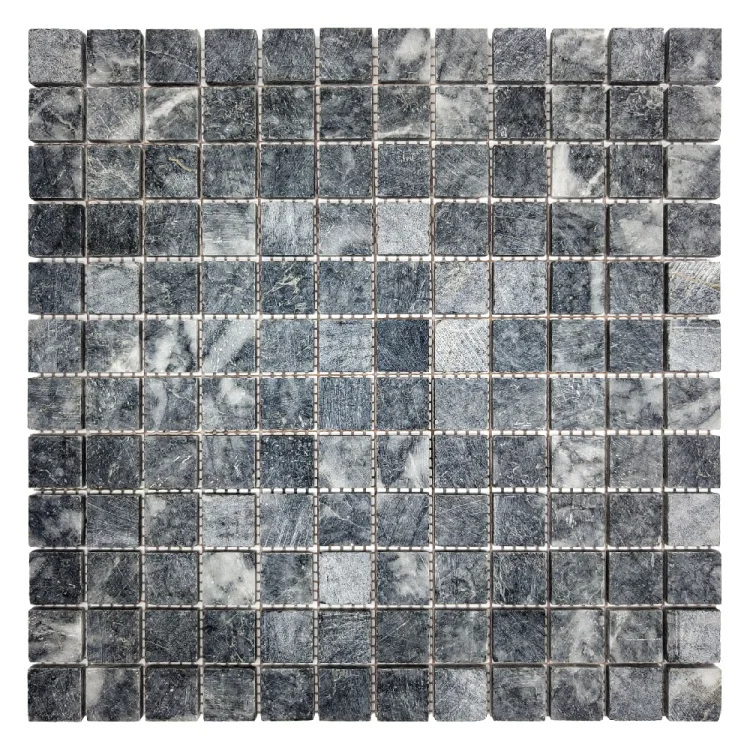Мозаика из мрамора Матовая МКР-2СН (23x23) Black