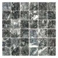 Мозаика из мрамора Полированная МКР-3П (47x47) Black