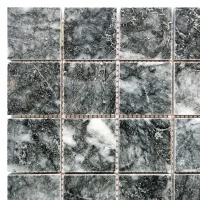 Мозаика из мрамора Полированная МКР-3П (47x47) Black