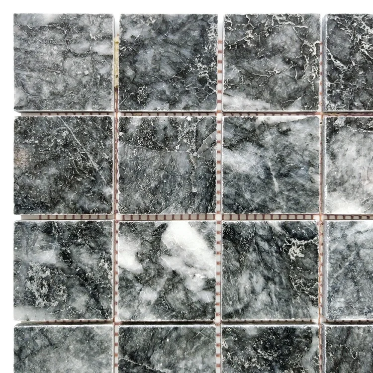 Мозаика из мрамора Полированная МКР-3П (47x47) Black
