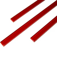 Фриз стеклянный Kotto Ceramica GF 451505 red  15 х 450 х 8