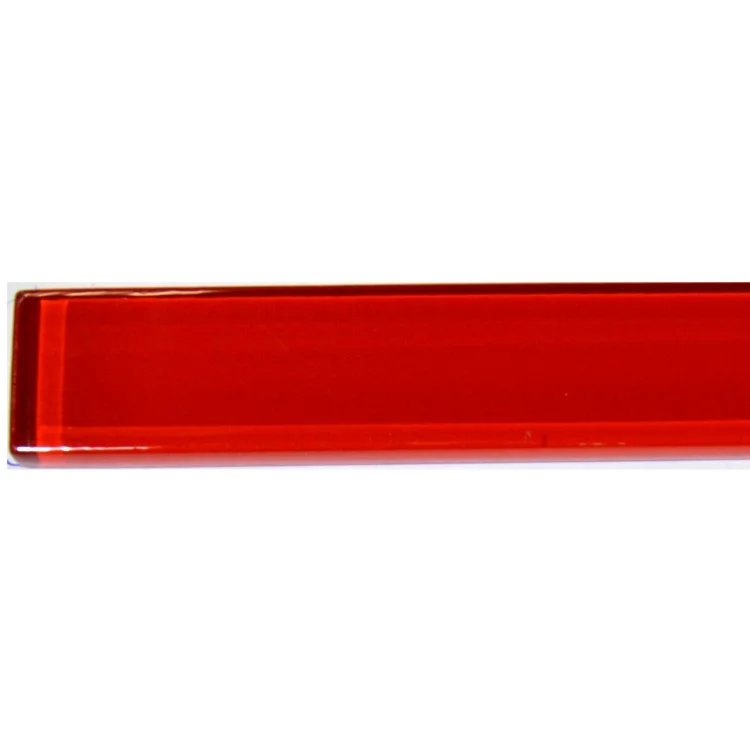 Фриз стеклянный Kotto Ceramica GF 451505 red  15 х 450 х 8