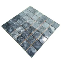 Мозаика из мрамора Матовая МКР-3СВ (47x47) Black