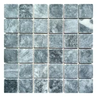 Мозаика из мрамора Матовая МКР-3СВ (47x47) Black