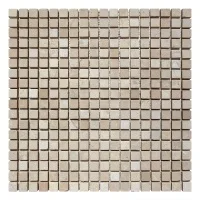 Мозаїка з мармуру Матова МКР-4СВ (15x15) Beige Mix