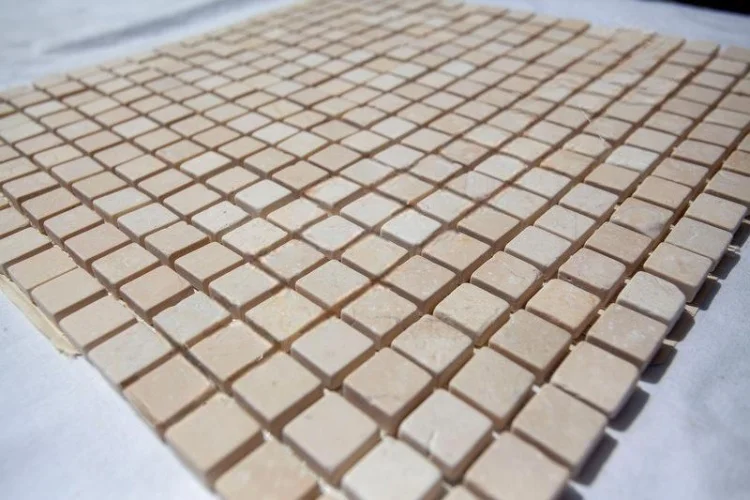 Мозаїка з мармуру Матова МКР-4СВ (15x15) Beige Mix