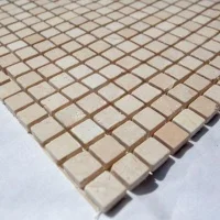 Мозаїка з мармуру Матова МКР-4СВ (15x15) Beige Mix