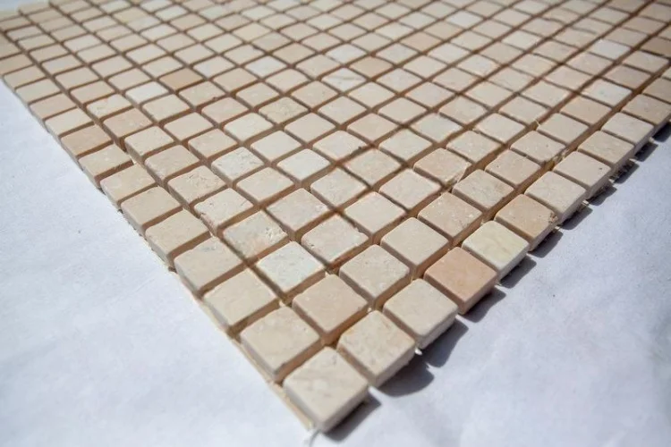 Мозаїка з мармуру Матова МКР-4СВ (15x15) Beige Mix