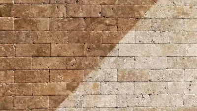 Плитка з травертину Noce Tumbled 1х7,5х20,3 см, коричнева із зістареною поверхнею Антик Export
