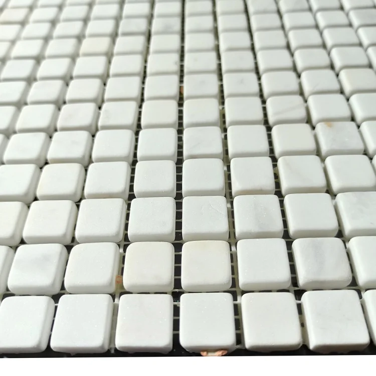 Мозаїка з мармуру Матова МКР-4СВ (15x15) Thassos