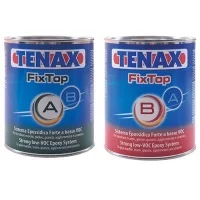 Клей эпоксидный Tenax Fixtop A+B бежевый 2 л густой морозостойкий для камня агломерата керамики древесины