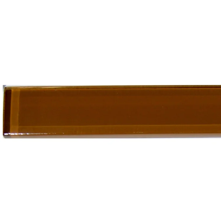 Фриз стеклянный Kotto Ceramica GF 751514 brown white  15 х 750 х 8
