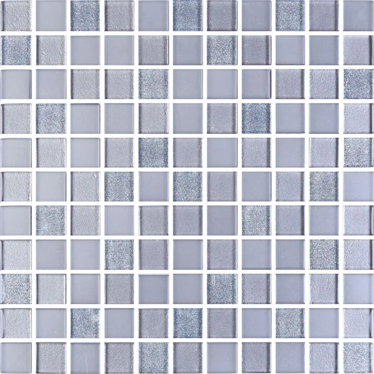 Мозаїка керамічна Kotto Ceramica GM 8010 C3 Silver grey brocade/Grey w/Grey mat 300 х 300 х 8 ( 25 х 25 )
