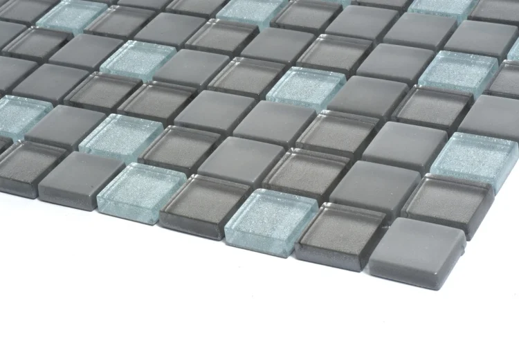 Мозаїка керамічна Kotto Ceramica GM 8010 C3 Silver grey brocade/Grey w/Grey mat 300 х 300 х 8 ( 25 х 25 )