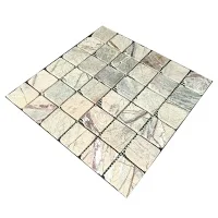 Мозаїка з мармуру Матова МКР-3СВА (47x47) Bidasar Brown