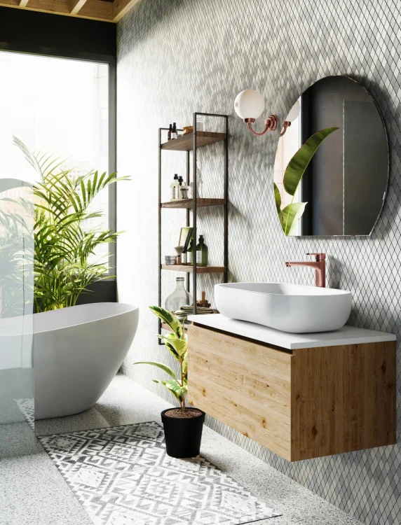 Мозаїка з керамограніту Kotto Ceramica MI7 30500301C Grigo Caldo 300 x 300 х 10 (ромб 30 x 50)