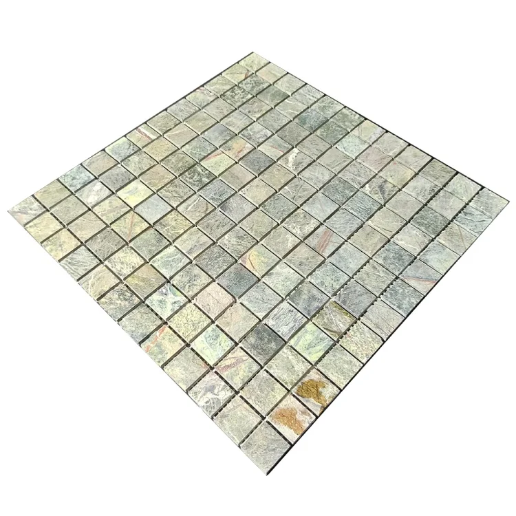 Мозаика из мрамора Матовая МКР-2СН (23x23) Bidasar Green