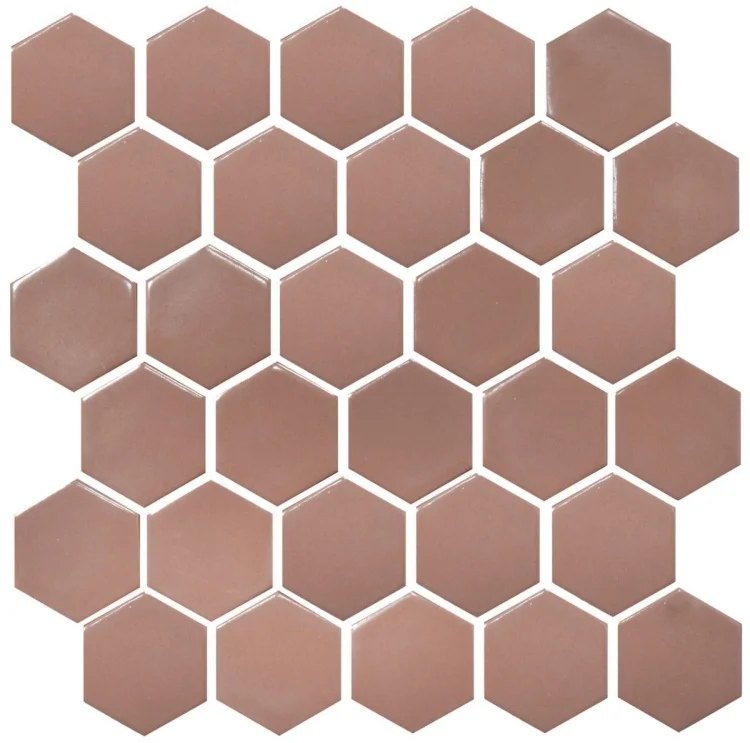 Мозаика керамическая Kotto Ceramica HEXAGON H 6011 Hot Pink 295 х 295 х 9