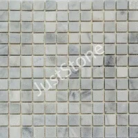 Мозаика из мрамора Матовая МКР-2СВ (23x23) White Mix