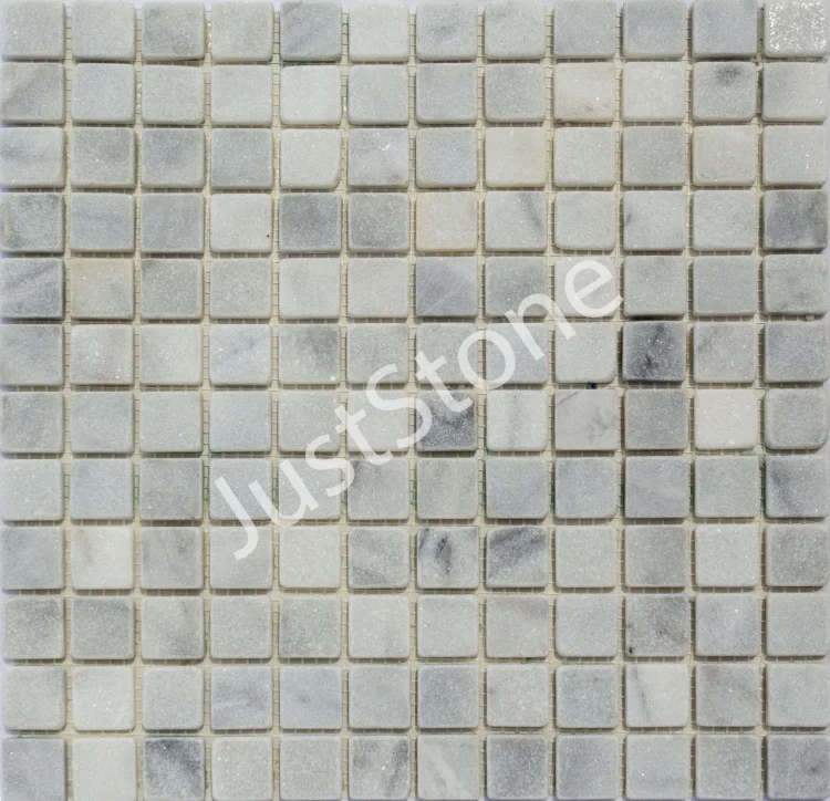 Мозаика из мрамора Матовая МКР-2СВ (23x23) White Mix