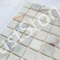 Мозаика из мрамора Матовая МКР-2СВ (23x23) White Mix