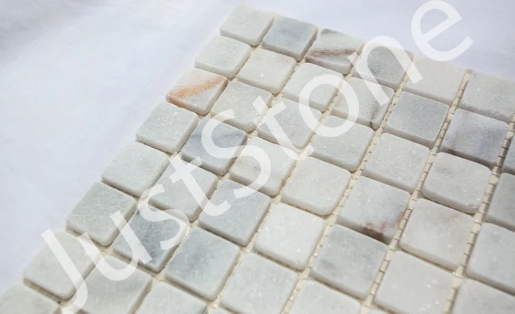Мозаика из мрамора Матовая МКР-2СВ (23x23) White Mix