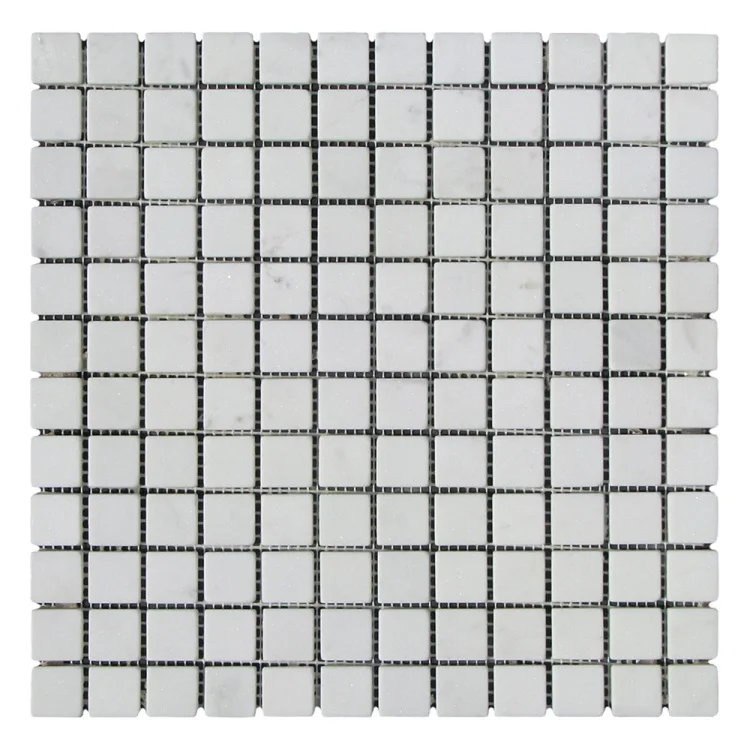 Мозаика из мрамора Матовая МКР-2СВ (23x23) White Mix