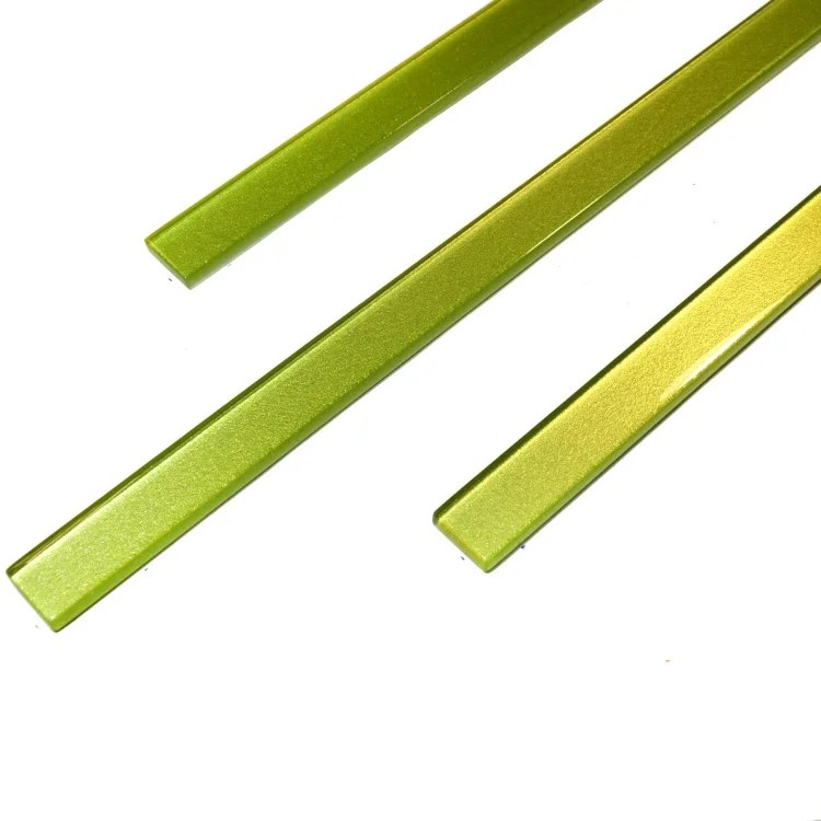Фриз стеклянный Kotto Ceramica GF 4527 lime silver  25 х 450 х 8