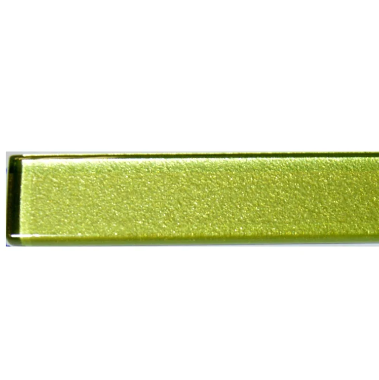 Фриз стеклянный Kotto Ceramica GF 4527 lime silver  25 х 450 х 8
