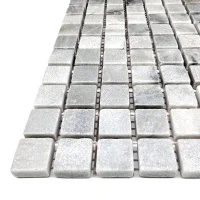 Мозаика из мрамора Матовая МКР-4СВ (15x15) Grey Mix