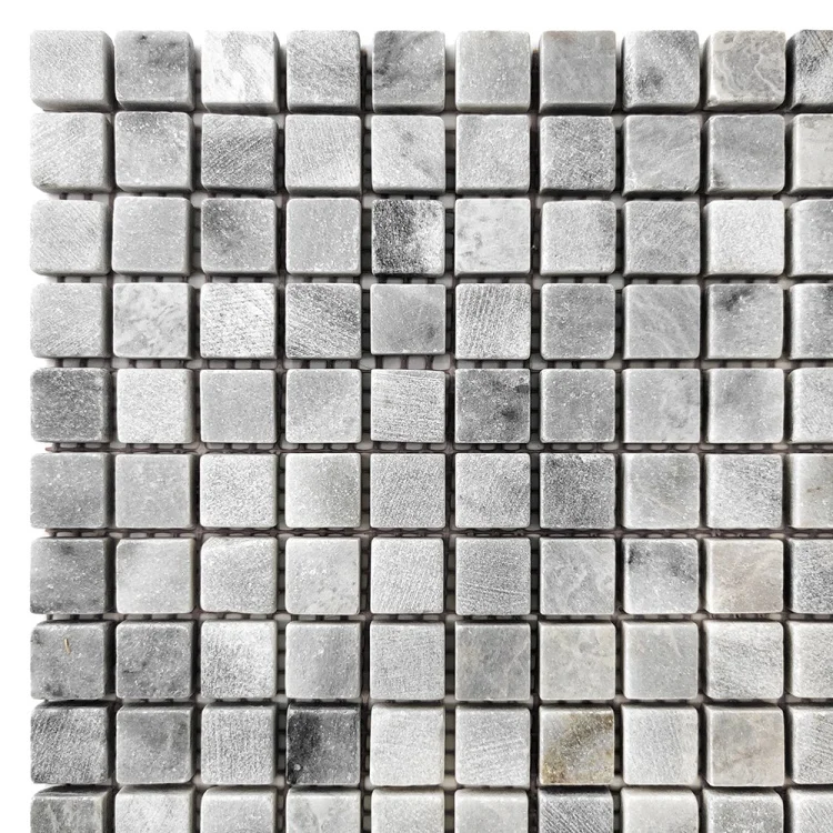 Мозаика из мрамора Матовая МКР-4СВ (15x15) Grey Mix