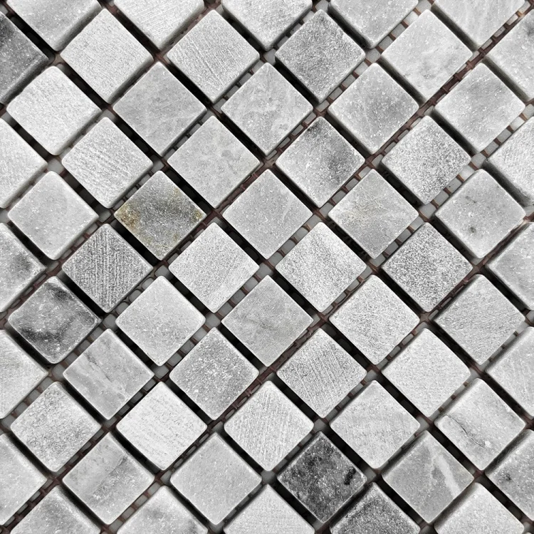 Мозаика из мрамора Матовая МКР-4СВ (15x15) Grey Mix