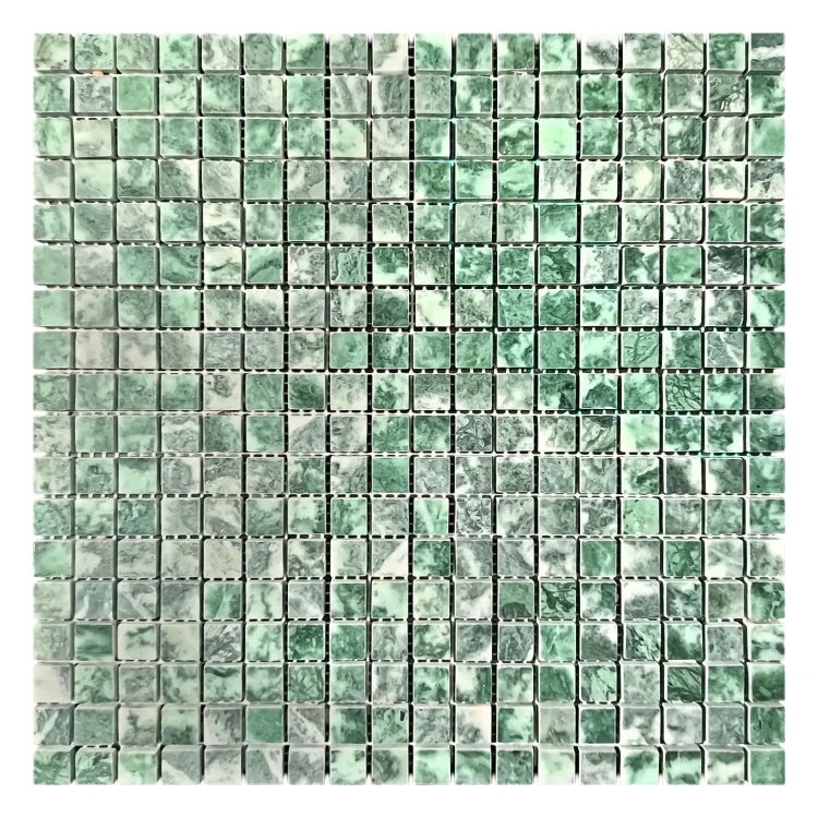 Мозаика из мрамора Полированная МКР-4П (15x15) Verde Guatemala