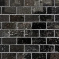 Мозаика из мрамора черная полированная МКР-11П 296