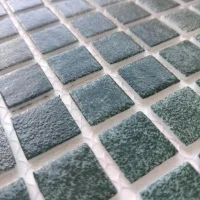 Мозаика из стекла AquaMo PW25212 Dark Green 25x25x4 (317x317) мм глянцевая на сетке