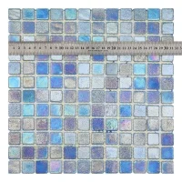 Стеклянная мозаика PWPL25502 SKY BLUE