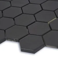 Мозаика керамическая Kotto Ceramica HEXAGON H 6021 Black Mat  295 х 295 х 9
